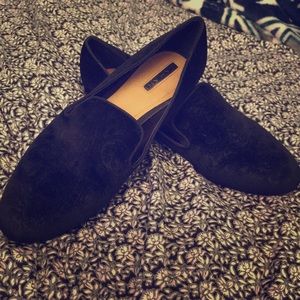Tahari Black Suede Shoes